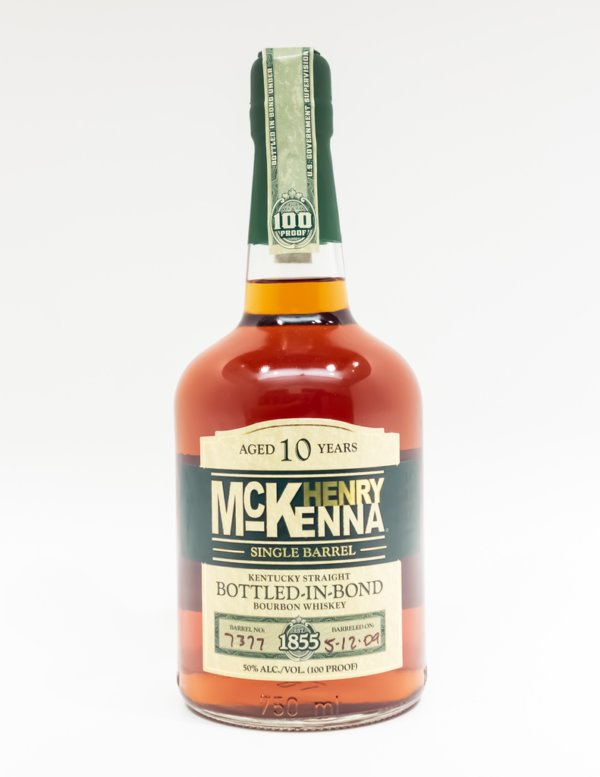 henry mckenna single barrel bourbon, 10 year, bottled-in-bond henry mckenna single barrel bourbon, 10 year, bottled-in-bond